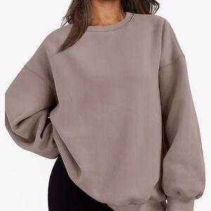 Oversized Taupe Sweatshirt🤎